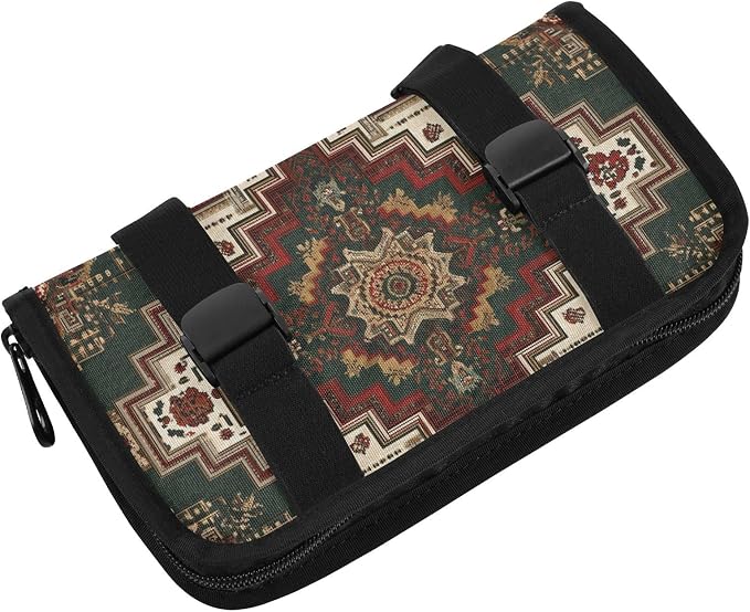 Car Visor Tissue Holder Mask Holder for Car, Car Tissue Box Sun Visor Napkin Holder Car Visor Accessories Adjustable Straps Reusable Durable Easy to Install Boho Olive Green Decor