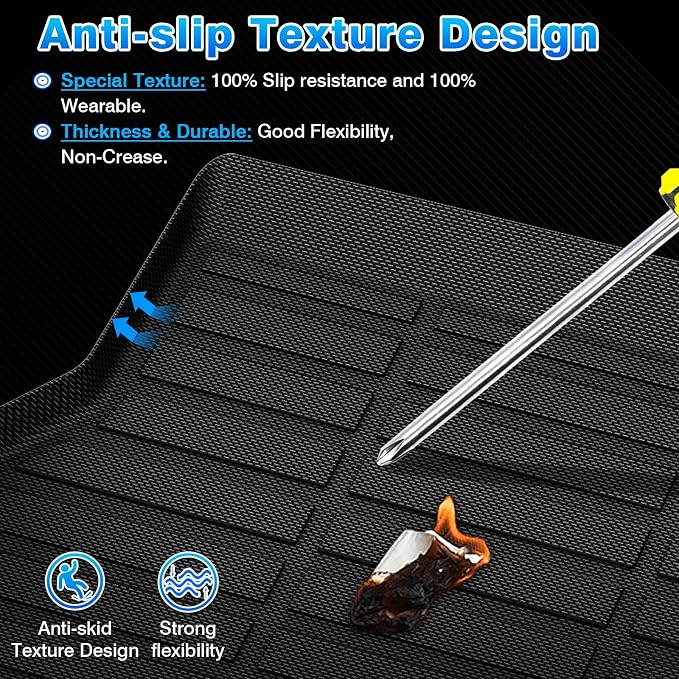 Cartist Custom Fit for Cargo Liner Acura RDX 2013-2018 All Weather Rear Trunk Mat TPE Waterproof Carpet Protection