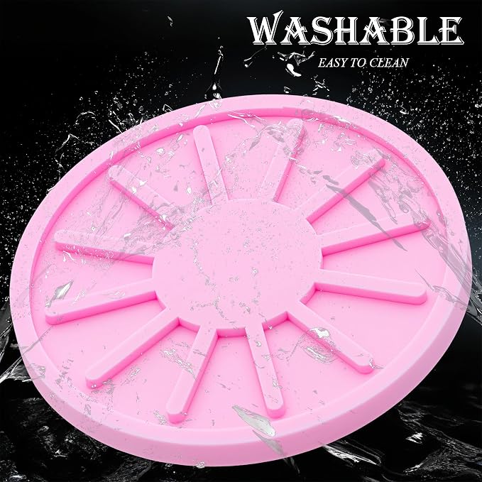 2-Piece Non-Slip Car Cup Holder Coaster – 2.75 Inch Auto Insert, Universal Fit for Cars & SUVs – Durable & Easy to Clean Drink Mat (Pink)