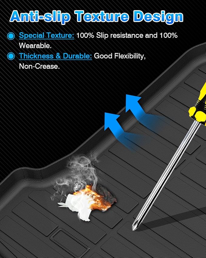 Solterra Cargo Liner - Trunk Mat for Subaru Solterra 2023-2026 & Toyota BZ4X 2023-2025, All Weather Cargo Mat for Solterra Accessories, Heavy Duty Car Mats, Car Accessories