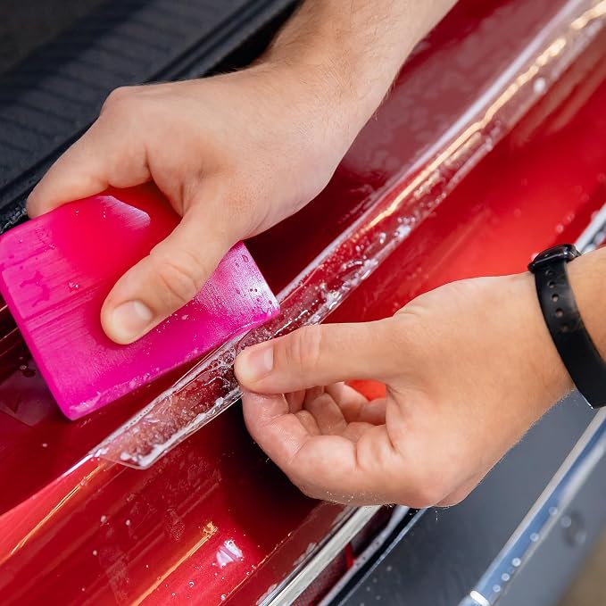 3M Clear Paint Protection Film, 8 mil PPF Vinyl Wrap with Self-Healing Technology, UV Protection, Non-Yellowing, Scratch Resistant, Glossy Finish (12 x 12in)