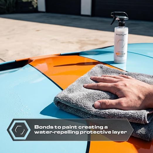 Blackline Vionyx Silica Ceramic Spray Coating for Cars – Hydrophobic Protection, Deep High-Gloss Shine, UV Defense & Long-Lasting Durability – Easy Spray-On Ceramic Sealant for Exterior Surfaces