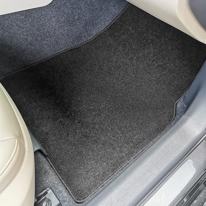 Fit 2018-2024 Toyota Camry Floor Mats IKON Style Nylon Gray | IKON MOTORSPORTS, Carpet Front & Rear 4PC Set, 2019 2020