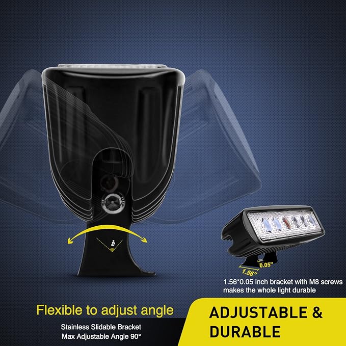 Nilight Led Light Bar 2PCS 18w Spot Driving Fog Light Led Pods Off Road Lights Boat Lights Driving Lights Led Work Light SUV Lamp