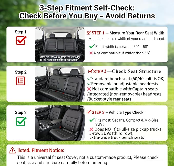 Green Thick Nappa Leather 3D Contoured Automotive Car Seat Covers Full Set | Univerasal Precision Fit,Lumbar Support,3D Contoured,Waterproof,ThickTexture,for most Suvs Trucks Sedans