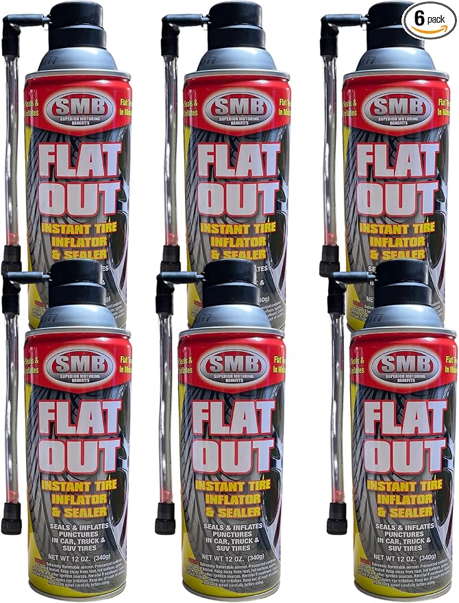 Flat Out Tire Inflator Sealer (6, 72)