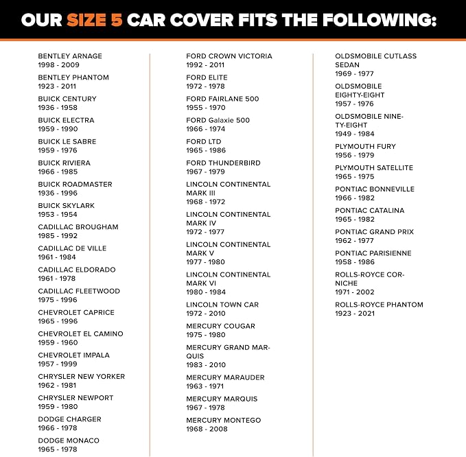 Budge Ultra Duro Car Cover, 3-Layer UV & Water Resistant Outdoor Protection, Fits Cars up to 264”, Gray, Size D-5