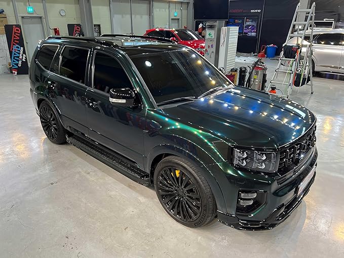 ColorFusion PPF by VViViD, Gloss Shadow Green Dry Apply PPF Vinyl Car Wrap Roll 6ft x 5ft
