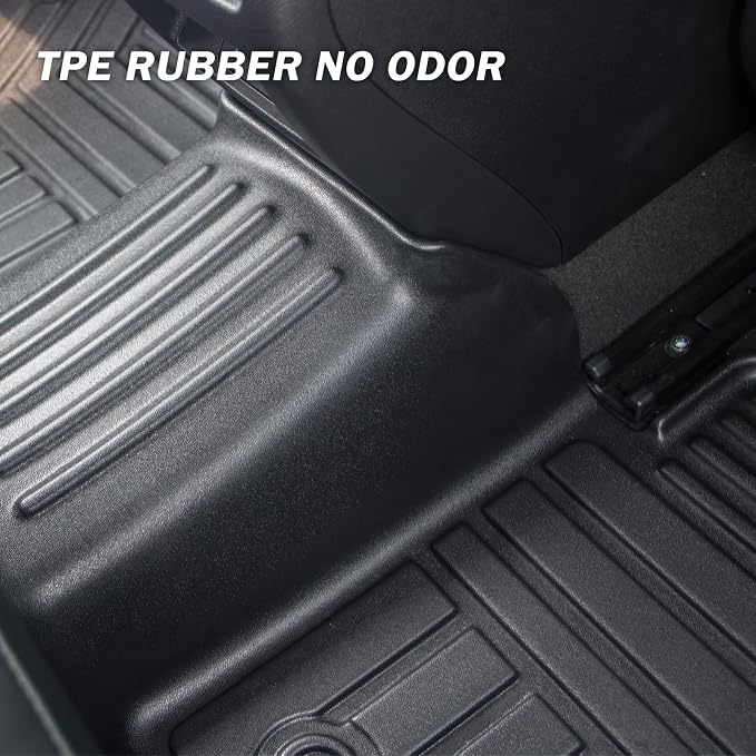 KUST Floor Mats for 2013-2019 Ford Escape, TPE Rubber Floor Liners All Weather Protection Front Rear Car Mats Escape Accessories High Edge 3PCS