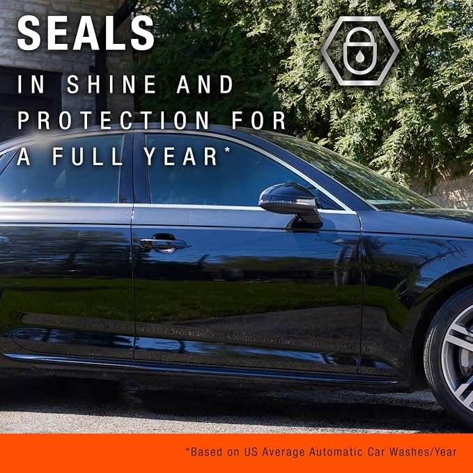 Nu Finish Once a Year Polish and Sealant - Professional Car Polish, 3-in-1 Ceramic Technology to Repair Scratches & Protect Paint, Gift for car Lovers