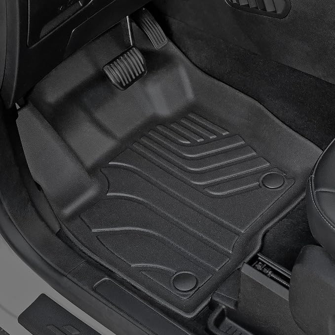 Floor Mats for Ford Edge 2015-2026, All Weather Floor Mats Trunk Cargo Liner with Backrest Protectors and Door Sill Guards Accessories, Full Coverage Set