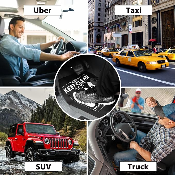 Disposable Car Floor Mats, 50pcs Automotive Floor Mats Carpets Protector Cover, Universal Fit Auto Floor Mats, Protective Front Rear Floor Mat for Cars Details Vehicles Truck SUV, 18 x 20 inch