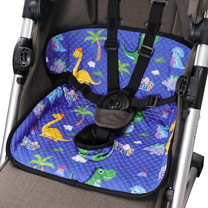 Piddle Pad Car Seat Liner, Waterproof Soft Car Seat Protector for Potty Training, Travel-Friendly Baby Toddler Carseat Cover, Machine Washable Liner for Spills, Potty Accidents (Blue)