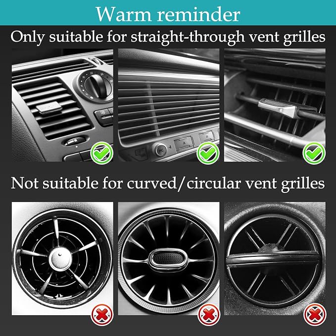 10 Pcs Bling Car Vent Outlet Trim Bling Car Accessories for Women Interior Rhinestone Cars Air Conditioner Vent Decoration Strip Glitter Cars Decorations for Women