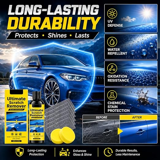 2Pack Nanopolix Car Scratch Remover,Car Cloth Scratch Remover Nano Ultimate Car Cloth All Paint Colors Polishing Kit