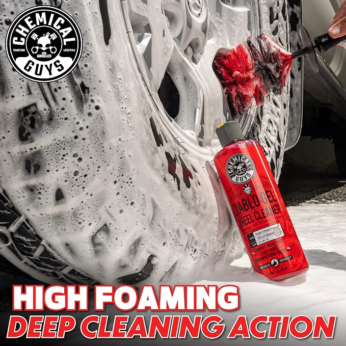 Chemical Guys, Diablo Gel Foaming Wheel & Rim Cleaner, All Rims, 1 Gallon