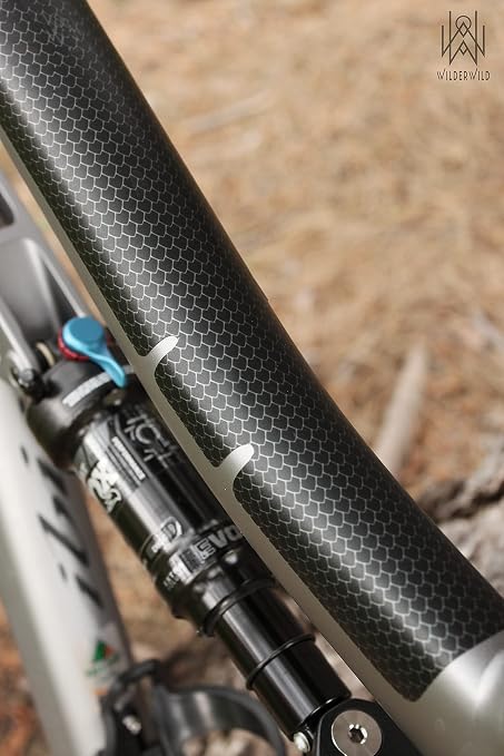 Bike Frame Protection Tape- High Impact Clear Vinyl Wrap Includes Tool (4”x72) Bicycle Frame Protector, Mountain Bike Frame Guard Chainstay Protector (Dragon Scale)