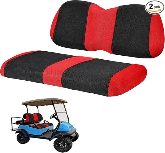 Golf Cart Seat Covers Club Car Dress UP Older Golf Cart Durable Breathable Material Fit for Club Car Precedent OEM Ordinary Seat Cushion Easy to Install