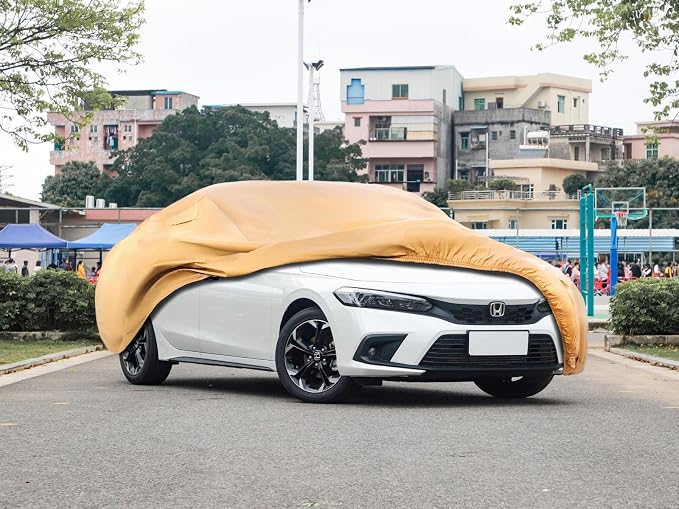Heavy Duty Outdoor Car Cover Custom Fit for 2016-2026 Civic, Windproof All Weather Waterproof Sun Rain UV Dust Snow Protection Outdoor Car Covers