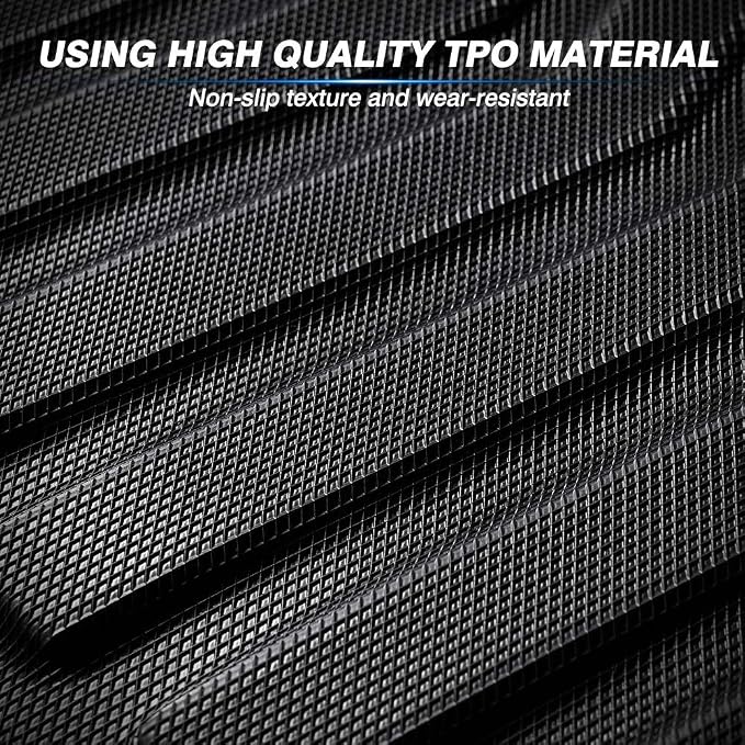 KUST Floor Mats for 2015-2021 Lexus NX NX300 /NX300h /NX 200t, All Weather Front Rear 2 Row TPE Rubber Floor Liners for NX Accessories Raised Edge