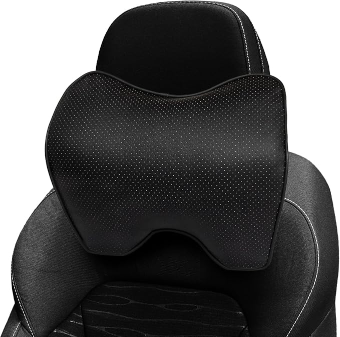 Car Neck Pillow For Car Driving, Leather Car Seat Headrest Pillow, Car Neck Support And Rest For Car Pillow, Travel Car Seat Neck Pillow For Neck Support And Pain Relief, Neck Car Pillow For Sleeping