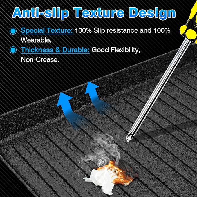 CX-30 Cargo mat - Trunk Mat for Mazda CX-30 2020-2026, All Weather Trunk Mat & Backrest Mat for CX-30 Accessories, Heavy Duty Rubber Mats, Car Accessories