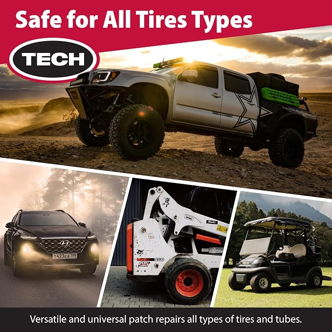 TECH Tire Repairs AP8 Round All Purpose 2 1/2" (65mm), Box of 50