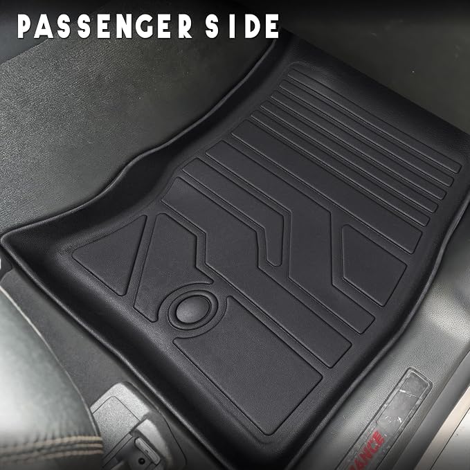 KARPAL Floor Mats for 2020-2025 Ford Explorer (Fit 6 & 7 Seat), Custom Fit TPE All Weather Ford Explorer Accessories 1st & 2nd & 3th Row Floor Liner & Trunk Mat with Backrest Mat