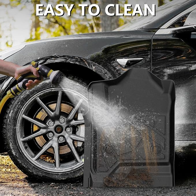 KARPAL Floor Mats for 2014-2019 Chevy Silverado/GMC Sierra 1500(19 LD Only), 2015-2019 Silverado/Sierra 2500/3500 Double Cab, All-Weather TPE Custom Fit Floor Liners Car Accessories