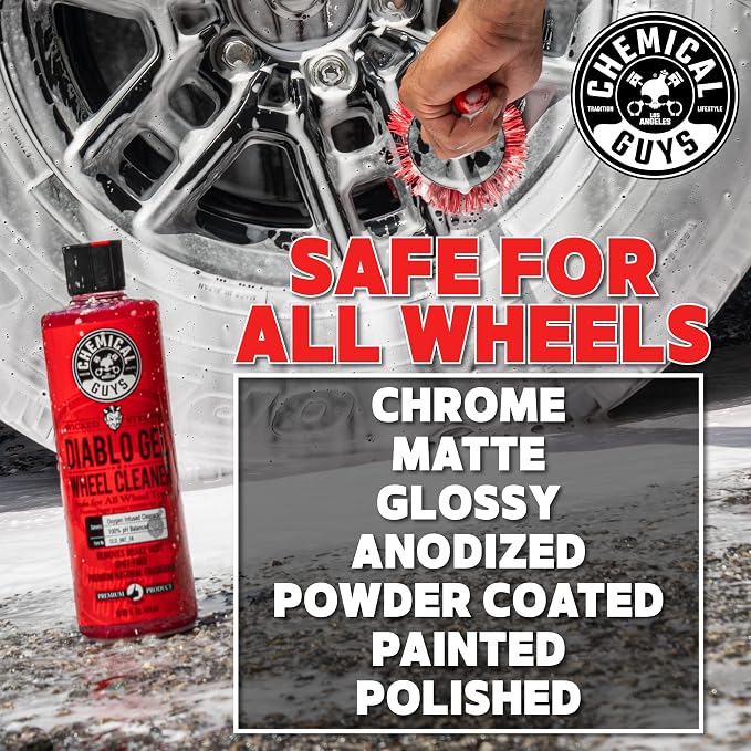 Chemical Guys, Diablo Gel Foaming Wheel & Rim Cleaner, All Rims, 1 Gallon