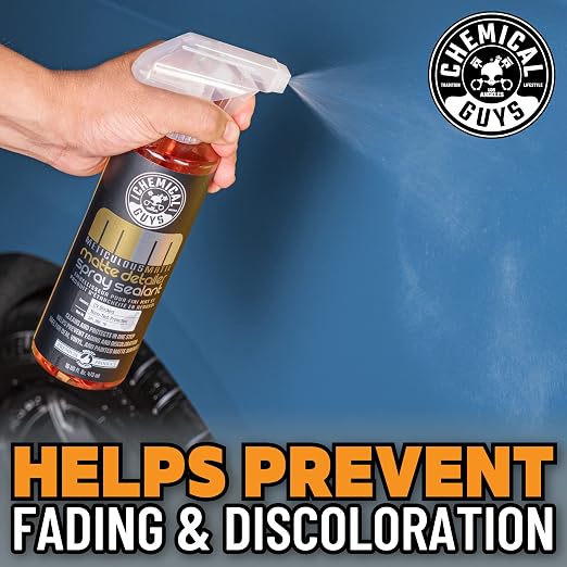 Chemical Guys, Meticulous Matte & Satin Finish Detailer & Sealant, 16 oz | Quick detailer for satin and matte finishes and vinyl wraps, cleans streak-free without adding unwanted gloss