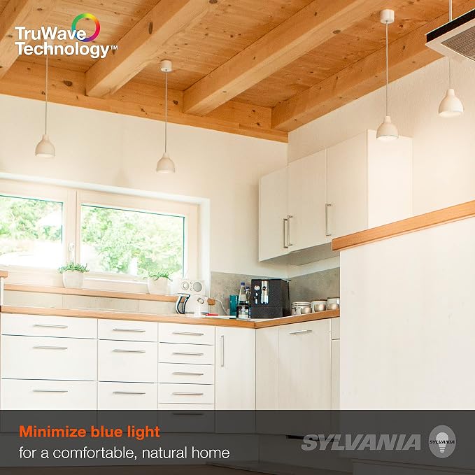 Sylvania LED TruWave Natural Series A19 Light Bulb, 40W Equivalent, Efficient 5.5W, Dimmable, 450 Lumens (40805), Soft White