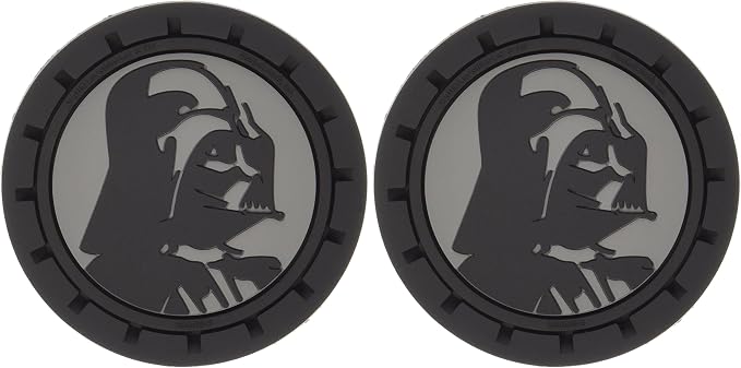 Plasticolor 000673R01 Star Wars Darth Vader Auto Car Truck SUV Cup Holder Coaster 2-Pack