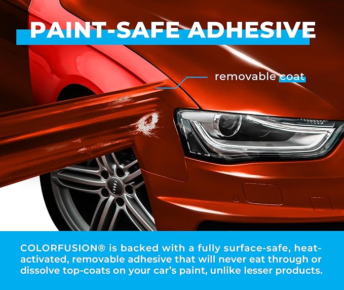 ColorFusion PPF by VViViD, Gloss Evil Red Dry Apply PPF Vinyl Car Wrap Roll 20ft x 5ft