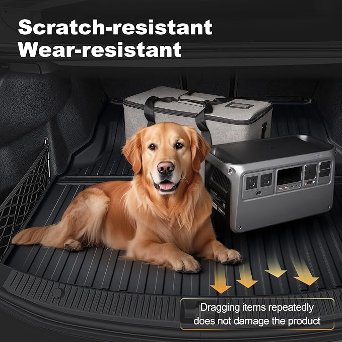 Cargo Mat for Mercedes-Benz C-Class C300 C43 AMG 2015-2021 Sedan Only | All Weather TPE Protection Car Cargo Liner Trunk Liner for Mercedes Benz C Class