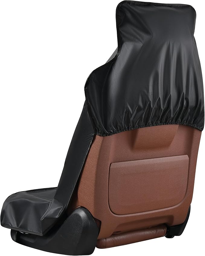Magca Car Seat Cover Protector, Front Seat, Black, Pack of 1 | Waterproof, Universal Car Seat