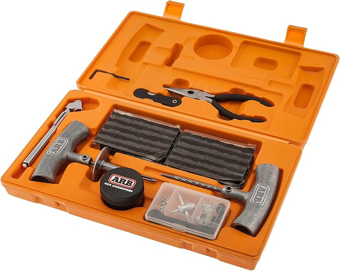 ARB 10000011 Speedy Seal 2 - Universal Heavy Duty Tire Repair Kit For Car, Truck, RV, Jeep, ATV, Motorcycle, Tractor, Trailer. Flat Tire Puncture Repair Kit Fix Punctures and Plug Flats 50 String Plug