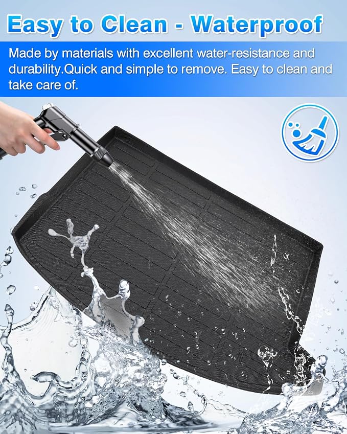Cartist Cargo Liner Custom Fit for Ford Escape 2013-2019 Accessories All Weather Trunk Mat Carpet Protection TPE Odorless