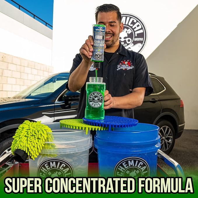 Chemical Guys, Honeydew Snow Foam Car Wash Soap for Foam Cannons, 64 oz | High-foaming pH-balanced suds for cannons, guns or buckets, gentle on wax and coatings, fresh honeydew scent