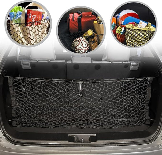 Envelope-Style Trunk Cargo Net for Toyota Highlander 2020-2026 – Premium Rear Storage Organizer | Flexible Mesh Net for SUVs & Trucks – Secure & Space-Saving Trunk Organization