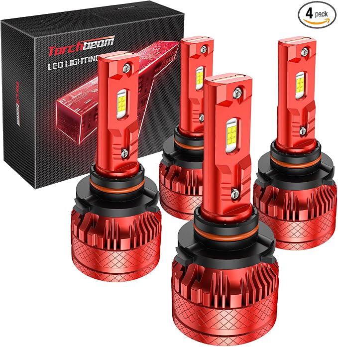 Torchbeam 𝟗𝟎𝟎𝟓 𝟗𝟎𝟎𝟔 lights for car, 96000 Lumens, High Beam, Halogen Head Light Bulbs for Car, Fog Light Bulbs, Pack of 2
