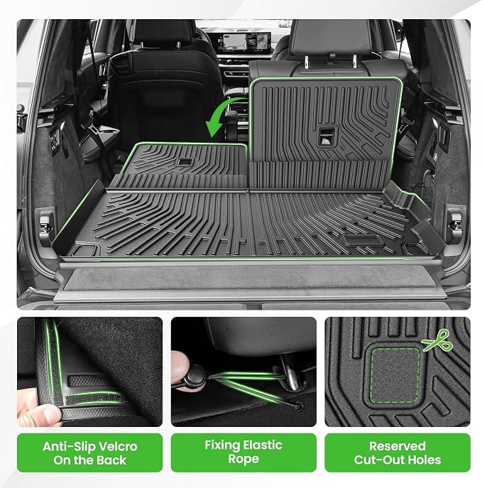 Cartist Cargo Liner for BMW X7 2019-2026, All Weather Cargo Mats for X7 Accessories, Heavy Duty TPE Trunk Mat, Car Accessories