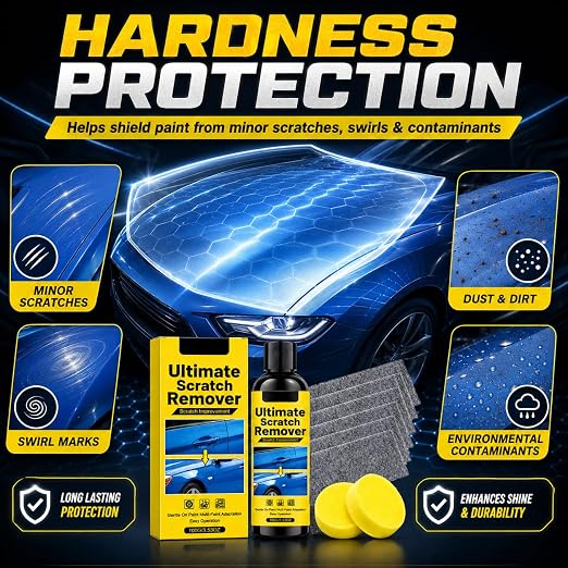 2Pack Nanopolix Car Scratch Remover,Car Cloth Scratch Remover Nano Ultimate Car Cloth All Paint Colors Polishing Kit