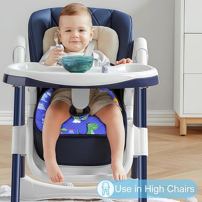 2 Pack Car Seat Protector for Potty Training, Waterproof Piddle Pad with 360° Leak-Proof & Non-Slip Backing, Portable Seat Cover for Toddler, Fits Car Seats Strollers High Chairs(Blue, 2PC)