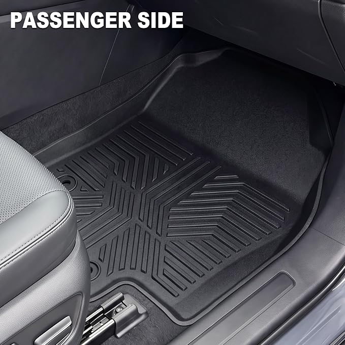 KARPAL Floor Mats for Toyota Grand Highlander 2024 2025 2026 7-Seats (Include Hybrid), Custom Fit All Weather TPE Floor Liners, 1st & 2nd Row & Cargo & Backseat Mat, Highlander Accessories
