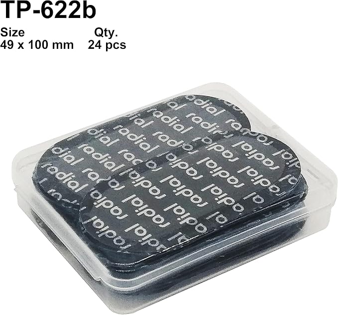 TP-622b Radial Tire Patch 2" x 4" (49 x 100 mm) 24 pcs