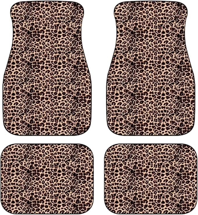 Car Floor Mats Non-Slip Automotive Floor Mats All-Weather Front Rear Car Floor Foot Mat Sets of 4 Pieces Foot Mats Rugs Carpet for Car Trucks SUV Sedans (NO.47)