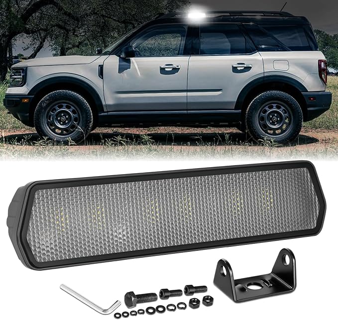 6 Inch Light Bar, SWATOW INDUSTRIES CREE LED Pod Lights Diffusion 6 Inch Driving Light Bar Scene Lights for Truck Pickup Off Road Wrangler Toyota UTV Tractor Heavy Duty Boat