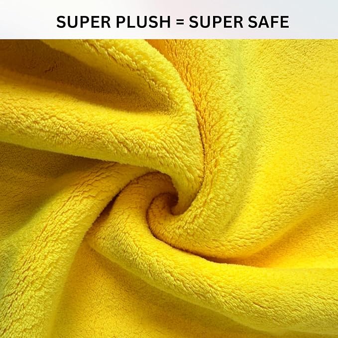 The Pro Stuff® Car Detailing Microfiber Towels - 800 GSM Thick Plush Auto Towels | Super Soft Dual-Sided for Cleaning, Washing, Buffing | Tagless, Scratch-Free, Lint Free Cloth (16"x16") (3)