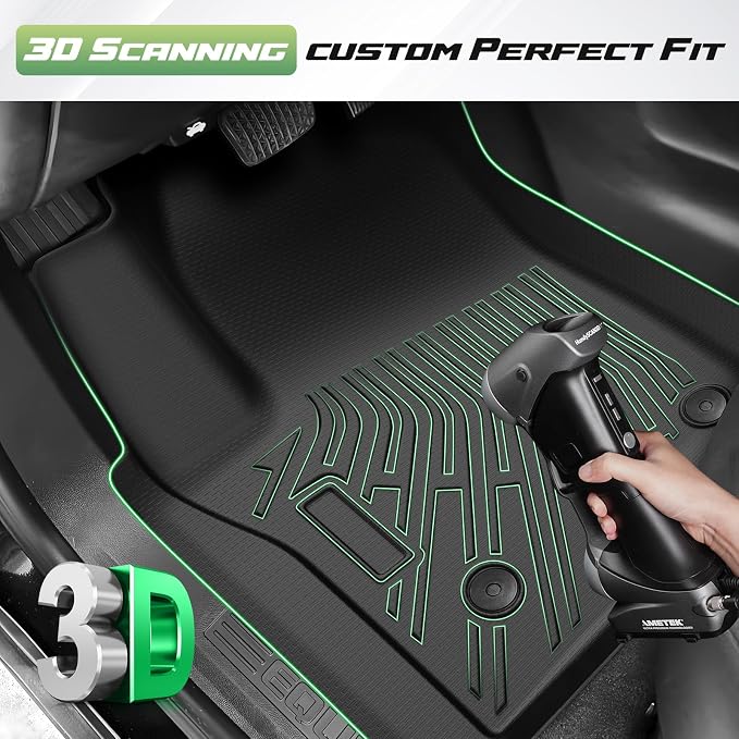 Floor Mats for Chevy Tahoe/GMC Yukon 7 Seats Bucket Seat (Not for Yukon XL) 2021-2025 2026, All Weather Cargo Liner for Tahoe Accessories, Heavy Duty Car Mats, Car Accessories